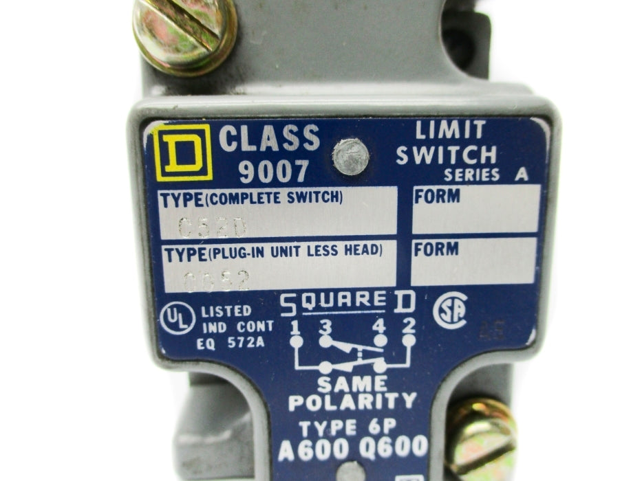 SQUARE D 9007C52D SER. A UNMP