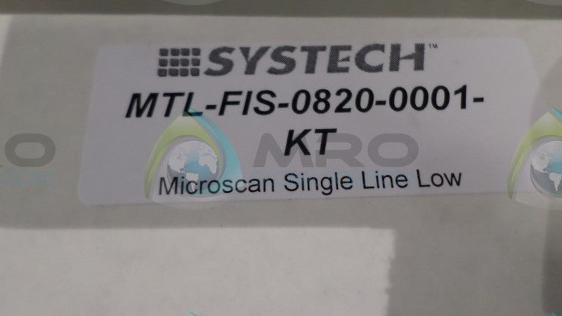 SYSTECH MTL-FIS-0820-0001-KT MICROSCAN SINGLE LINE LOW *NEW IN BOX*