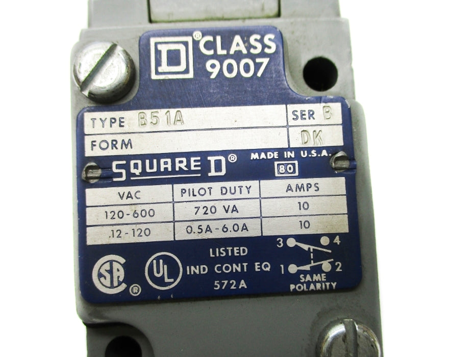 SQUARE D 9007B51A SER. B UNMP