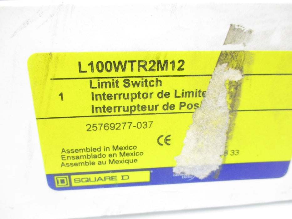 SQUARE D L100WTR2M12 SER. F NSMP