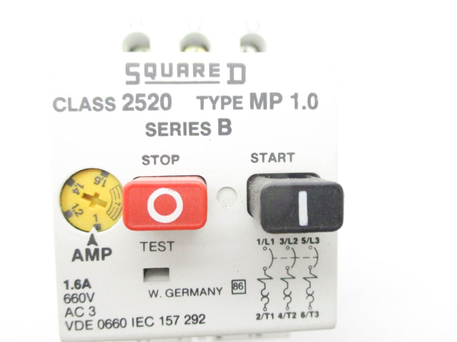 SQUARE D 2520MP1.0 SER. B NSNP