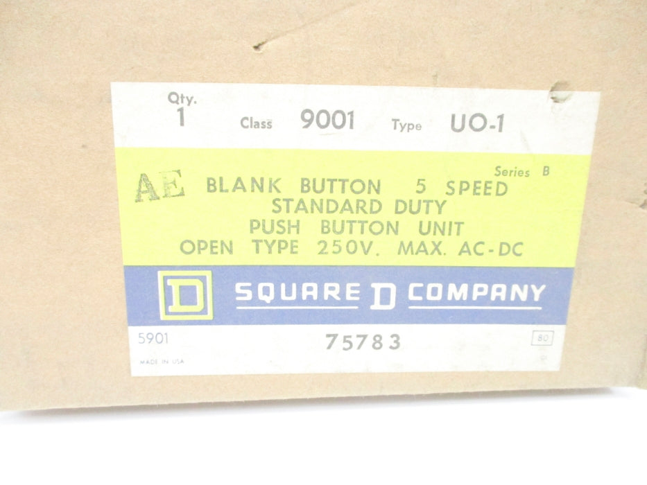 SQUARE D 9001UO1 SER. B NSMP