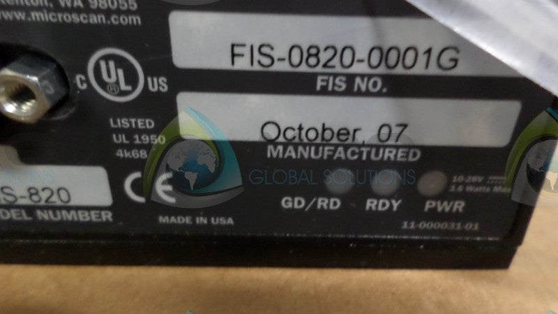 SYSTECH MTL-FIS-0820-0001-KT MICROSCAN SINGLE LINE LOW *NEW IN BOX*