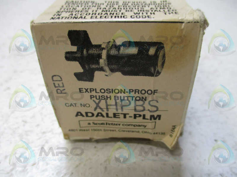 ADALET XHPBS RED PUSH BUTTON *NEW IN BOX*