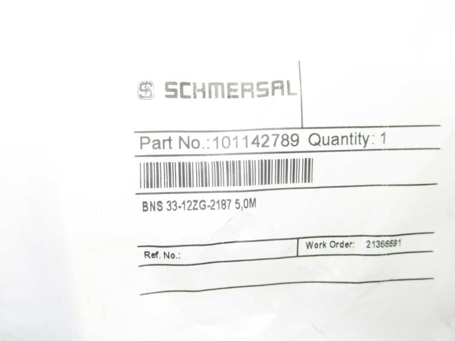SCHMERSAL BNS33-12ZG-21875,0M 101142789 NSMP
