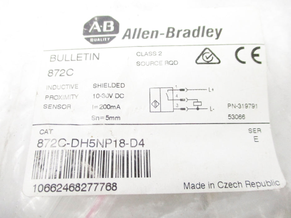 ALLEN BRADLEY 872C-DH5NP18-D4 SER. E NSMP