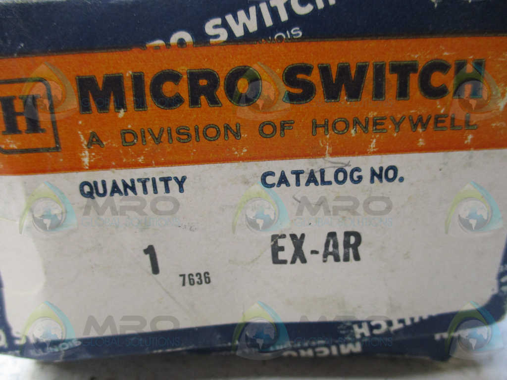 MICROSWITCH EXD-AR EXPLOSION PROOF SWITCH (GREY) *USED*