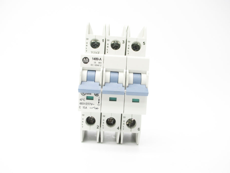 ALLEN BRADLEY 1489-A3C150 SER. A 15A 277V NSNP