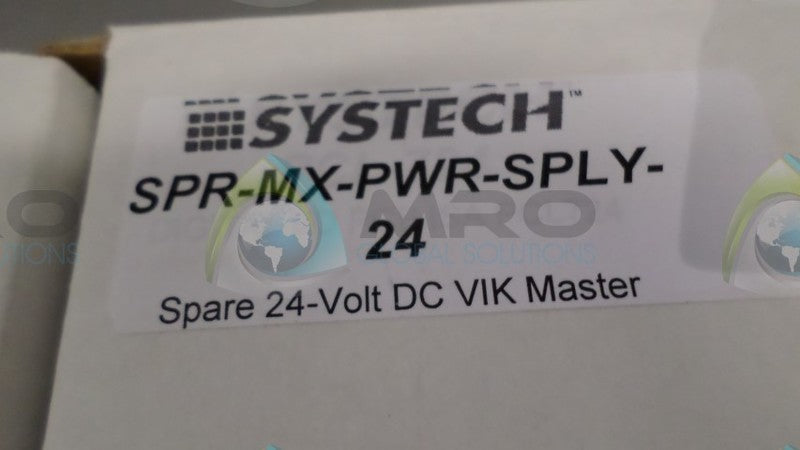 SYSTECH SPR-MX-PWR-SPLY-24 24 VOLT DC MASTER *NEW IN BOX*