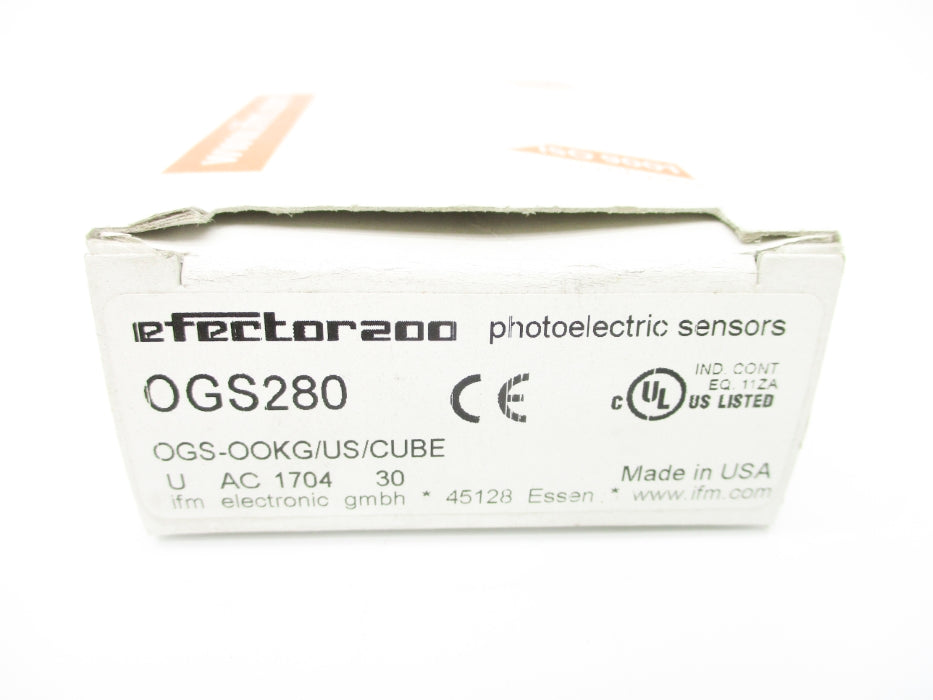 IFM EFECTOR OGS-OOKG/US/CUBE OGS280 10-30VDC NSMP