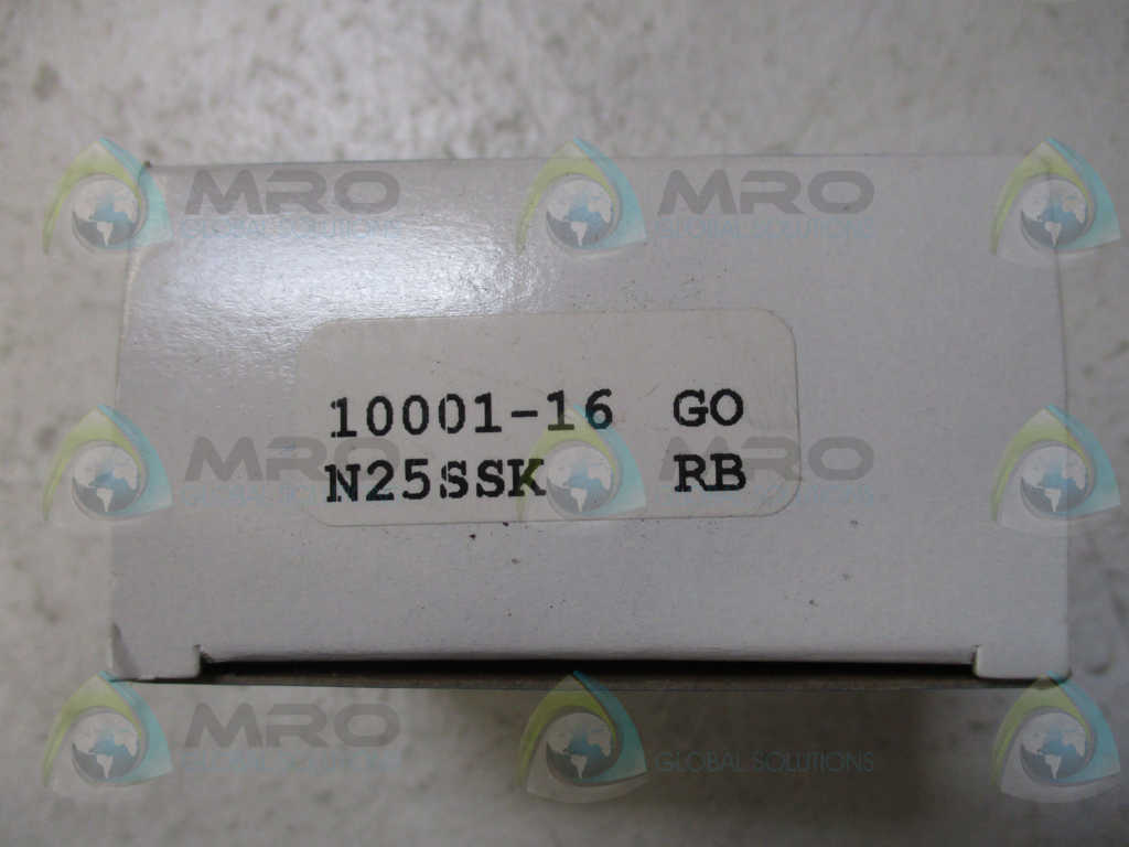 DELTROL N25SSK, 10001-16 STAINLESS STEEL NEEDLE VALVE *NEW IN BOX*