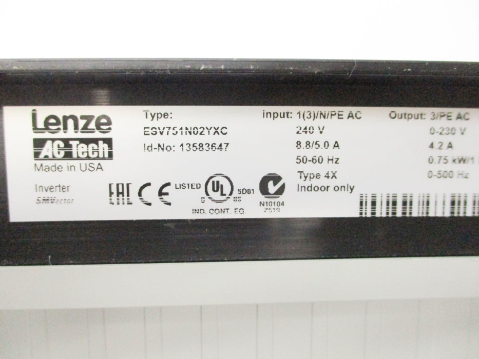 LENZE ESV751N02YXC NSNP