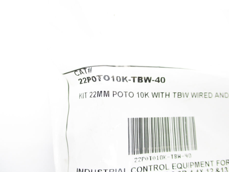 CE CONTROLS 22POTO10K-TBW-40 NSMP