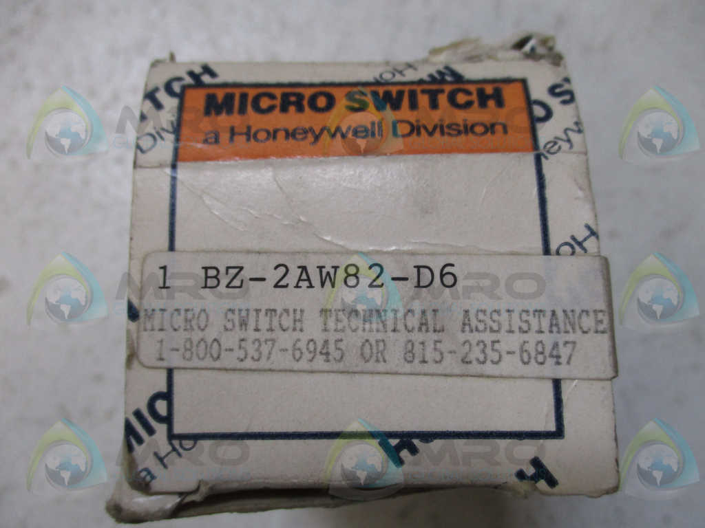 MICROSWITCH BZ-2AW82-D6 LIMIT SWITCH *NEW IN BOX*