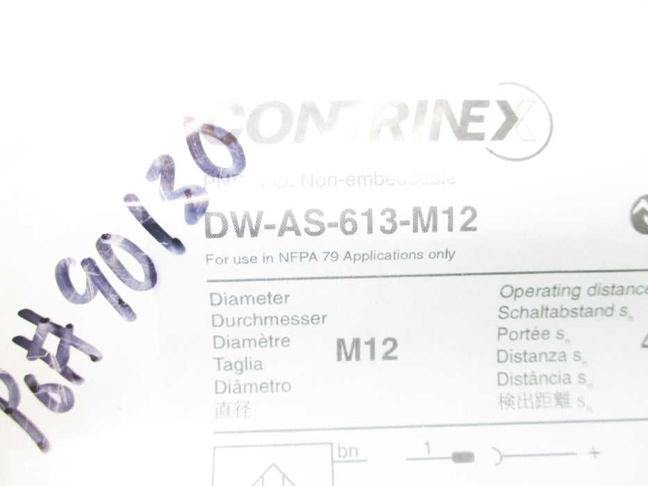 CONTRINEX DW-AS-613-M12 10-30VDC NSMP