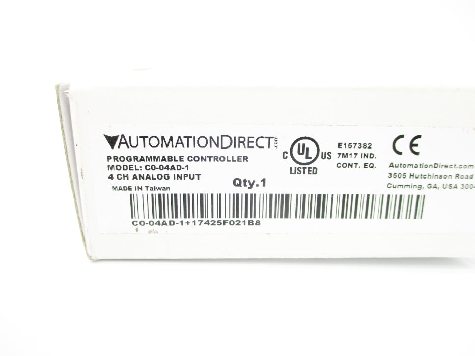 AUTOMATION DIRECT C0-04AD-1 NSMP