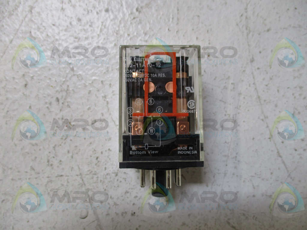 NTE R02-11A10-12 RELAY 12VAC *NEW IN BOX*