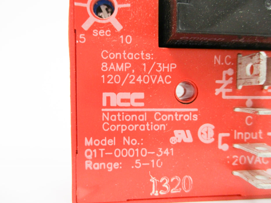 NCC Q1T-00010-341 .5-10 8A 120/240VAC UNMP