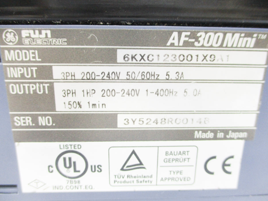 GENERAL ELECTRIC 6KXC123001X9A1 UNMP