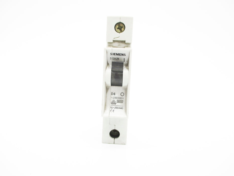 SIEMENS 5SX21D6 6A 230/400V UNMP