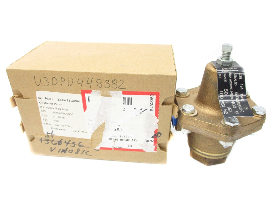 CASH VALVE BZAWSSBBS01-D 100/400PSI RANGE:50-150 NSMP