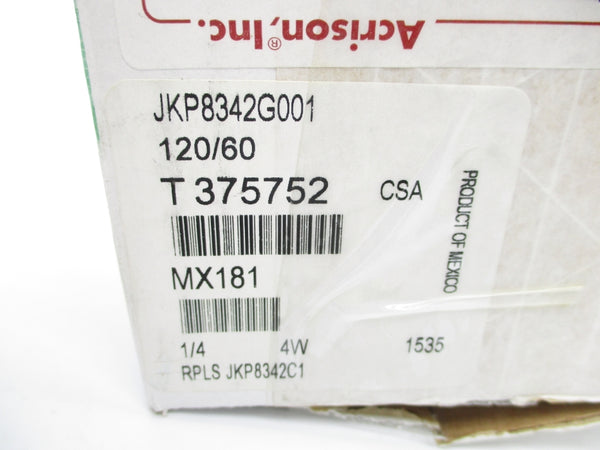 ASCO JKP8342G001 120V 100/125PSI 1/4" NSMP