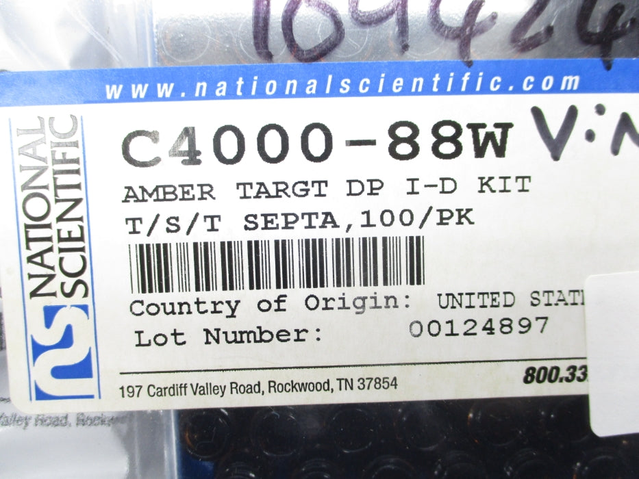NATIONAL SCIENTIFIC C4000-88W NSFS