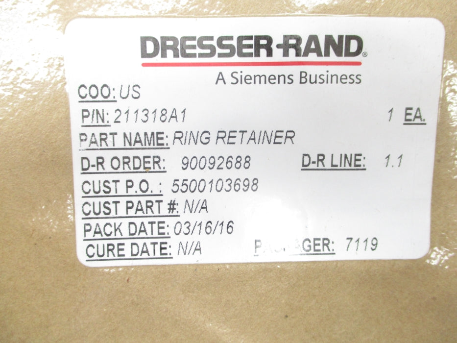 DRESSER-RAND 211318A1 NSMP