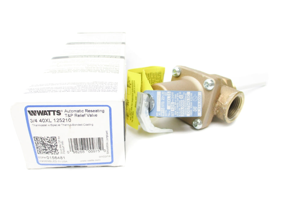 WATTS 0156481 3/4-40XL-125210 125PSI NSMP