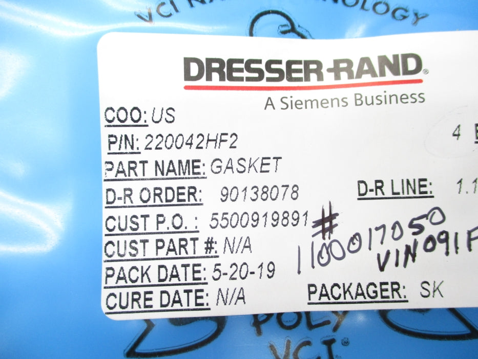 DRESSER+RAND 220042HF2 (PKG OF 4) NSMP