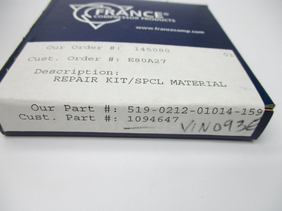 FRANCE COMPRESSOR 519-0212-01014-159 1094647 NSMP