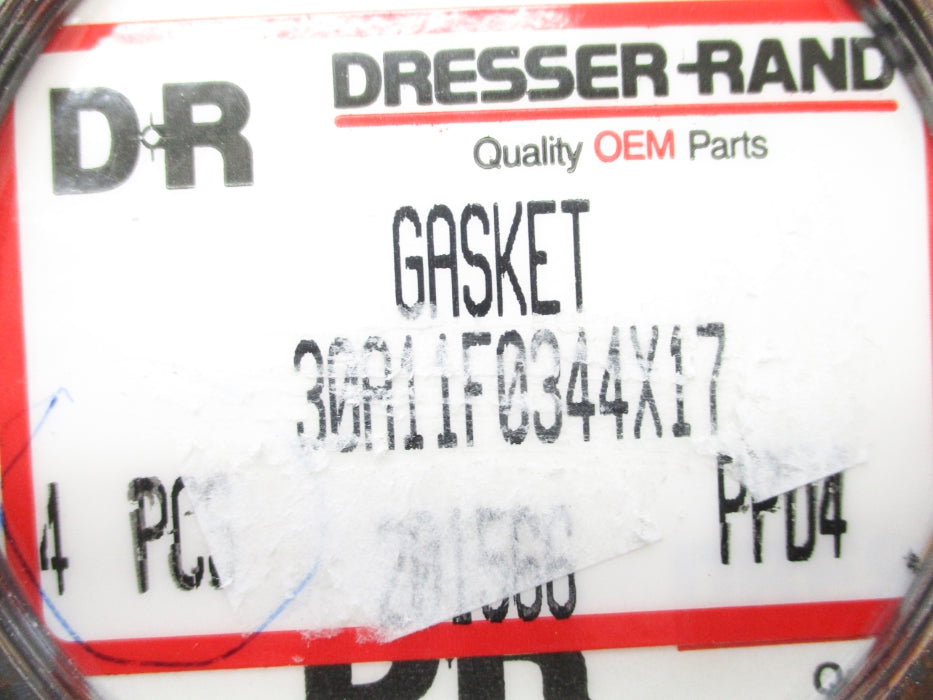 DRESSER+RAND 30A11F0344X17 (PKG OF 4) NSMP