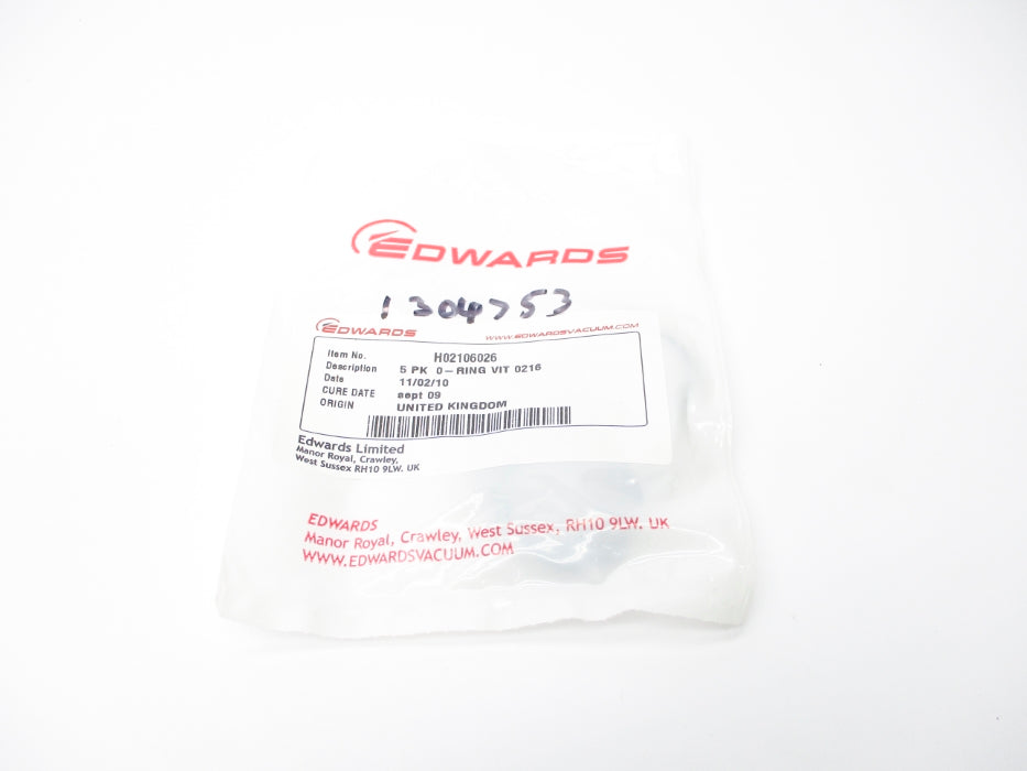 EDWARDS H02106026 (PKG OF 5) NSMP