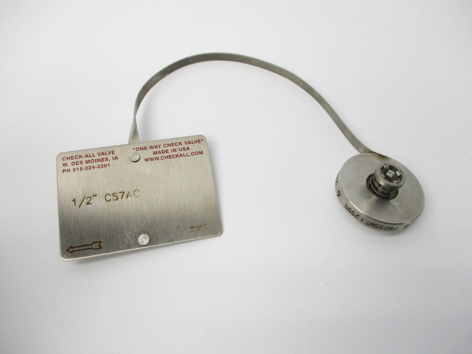 CHECK ALL VALVE F6DSSMT.1 216882-1 NSNP