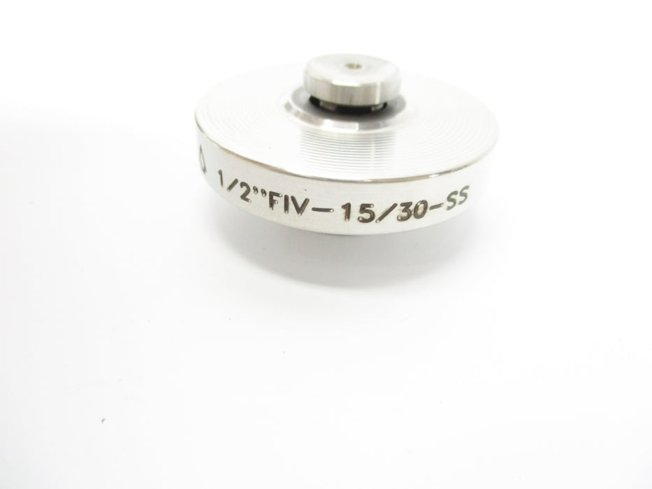 CHECK ALL VALVE 1/2"FIV-15/30-SS NSNP