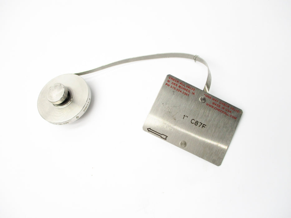 CHECK ALL VALVE F6HSSTF.50-0SS 205153-9 NSNP