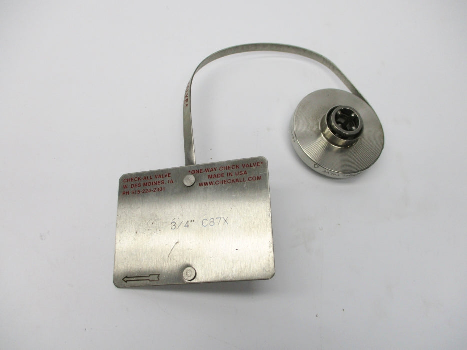 CHECK ALL VALVE F6FSSMT.5-00SS 223107-1 NSNP