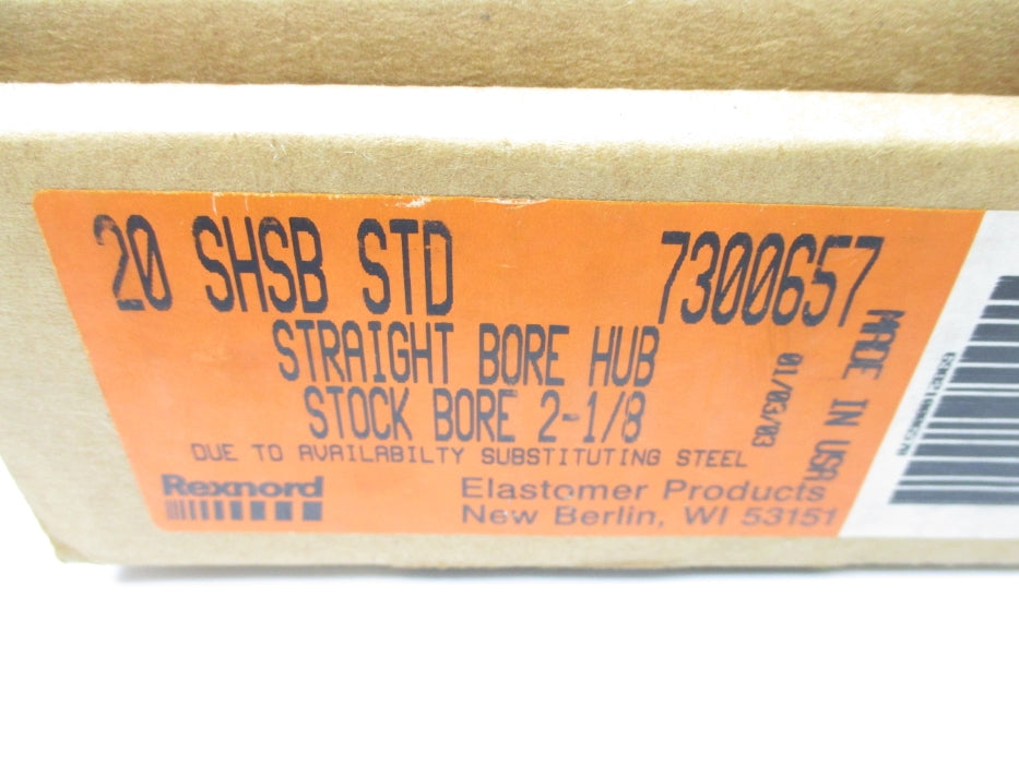 REXNORD 7300657 20HSB STD 2-1/8" NSMP