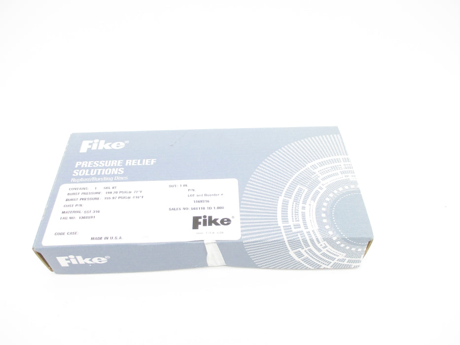 FIKE SRL-BT-1 1469316 199.20PSIG NSFS
