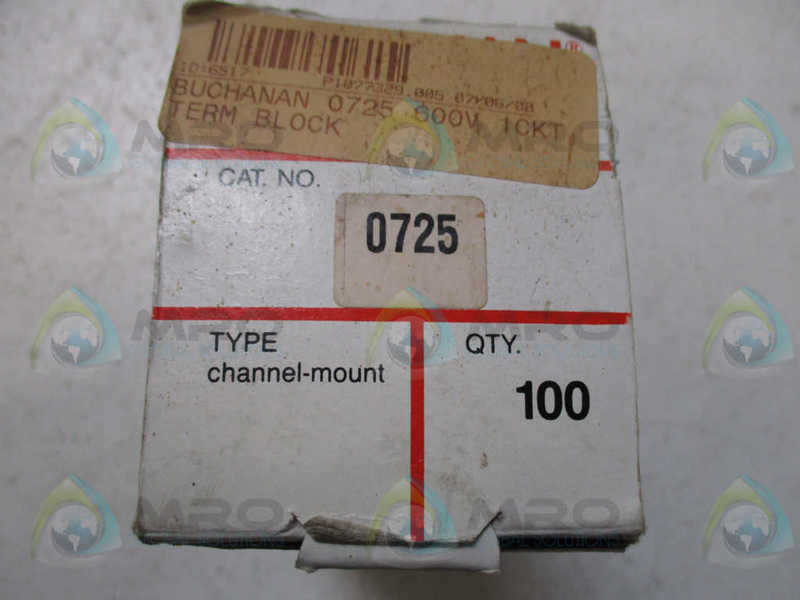 BUCHANAN 0725 TERMINAL BLOCK *NEW NO BOX*