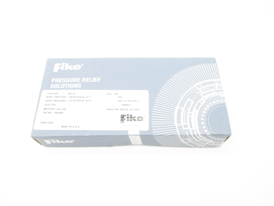 FIKE SRL-BT-1 1469317 289.90PSIG NSFS
