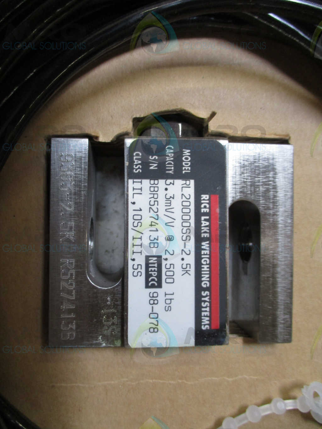 RICE LAKE RL20000SS-2.5K, 46507 LOAD CELL*NEW IN BOX*