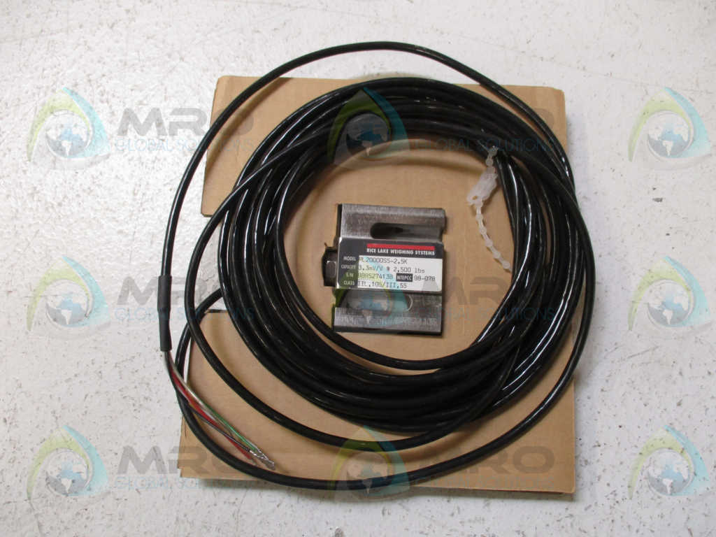 RICE LAKE RL20000SS-2.5K, 46507 LOAD CELL*NEW IN BOX*