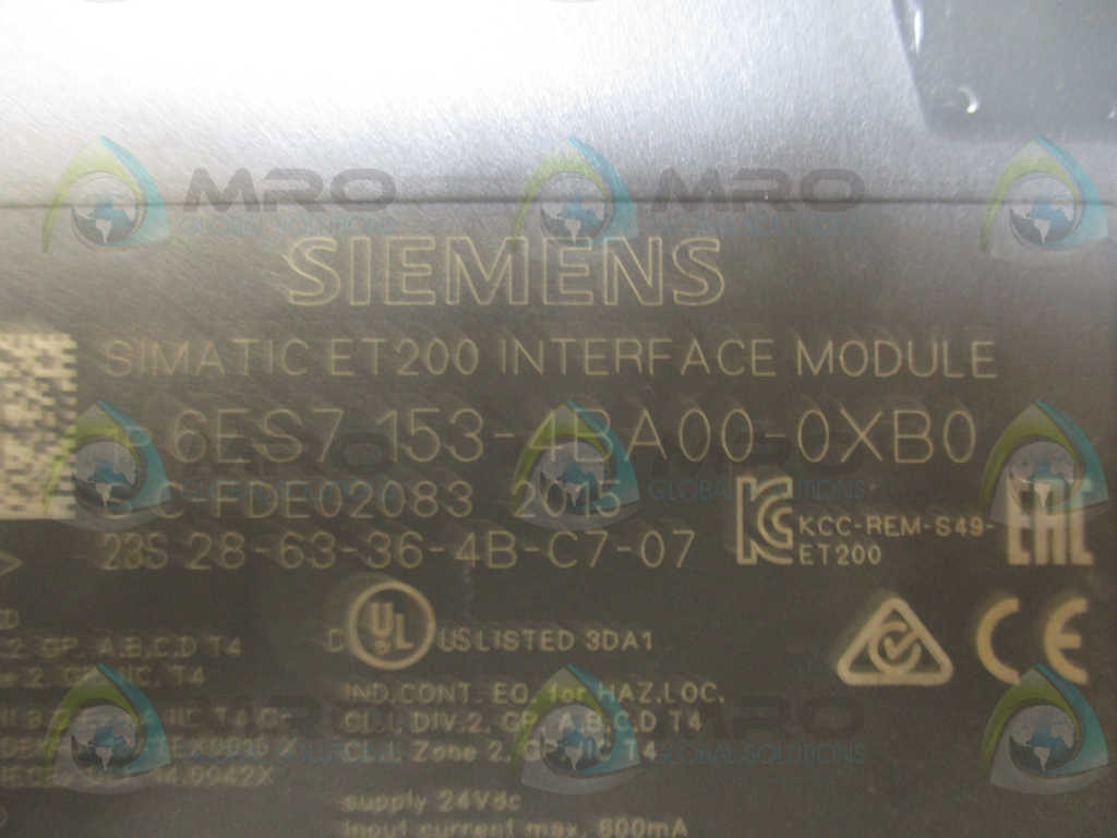 SIEMENS SIMATIC ET200 6ES7 153-4BA00-0XB0 INTERFACE MODULE *NEW NO BOX*