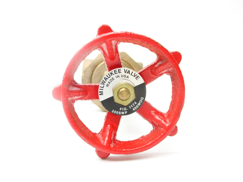 MILWAUKEE VALVE 1174 200SWP 400WOG 1-1/4 NSNP