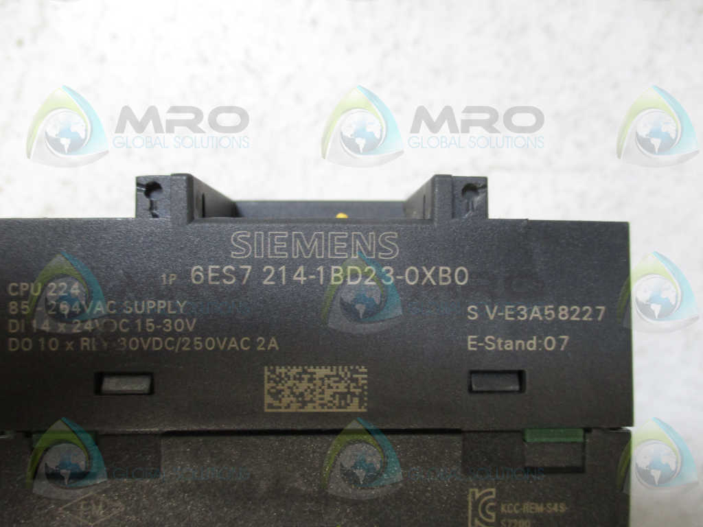 SIEMENS SIMATIC S7-200 6ES7 214-1BD23-0XB0 CPU MODULE *NEW NO BOX*