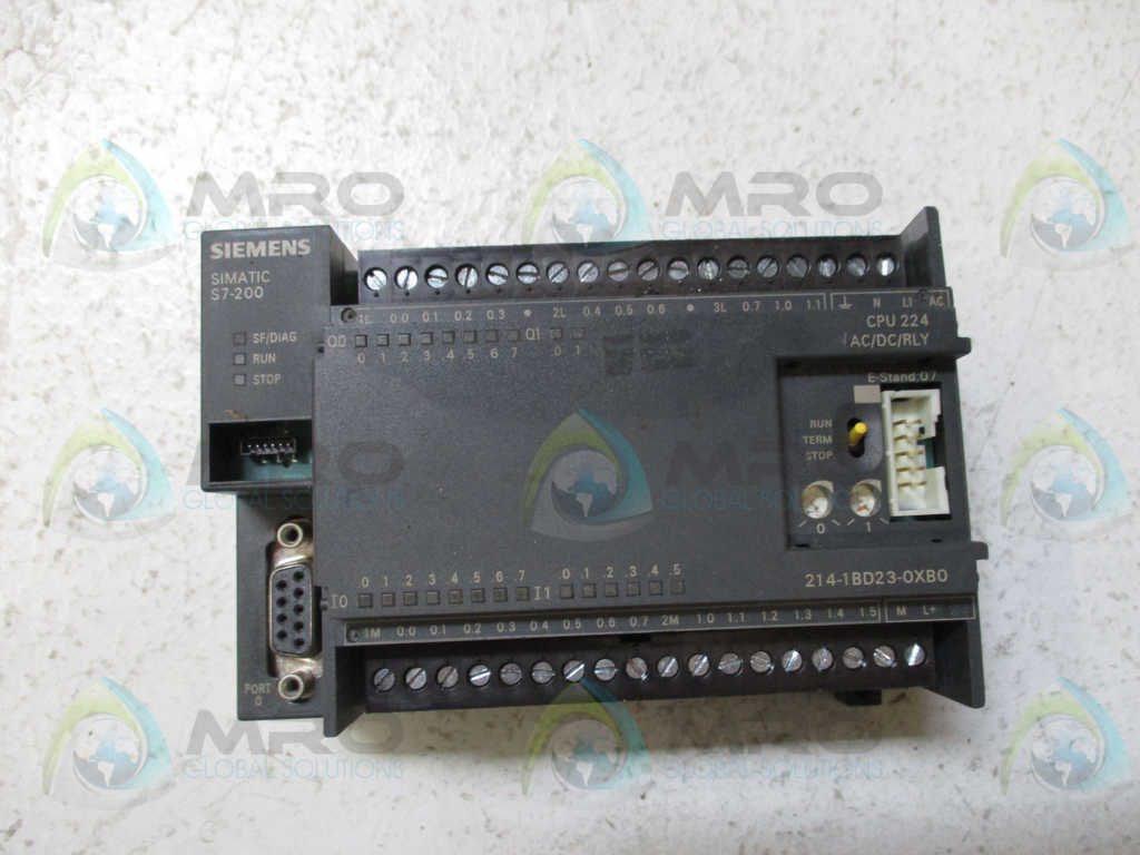 SIEMENS SIMATIC S7-200 6ES7 214-1BD23-0XB0 CPU MODULE *NEW NO BOX*