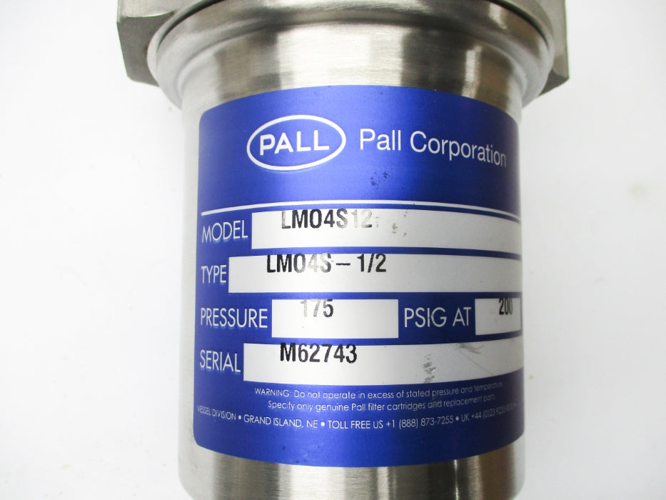 PALL LM04S12 175PSIG NSNP