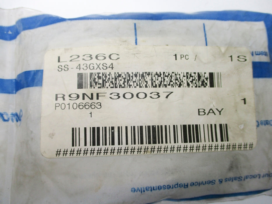 SWAGELOK SS-43GXS4 NSMP