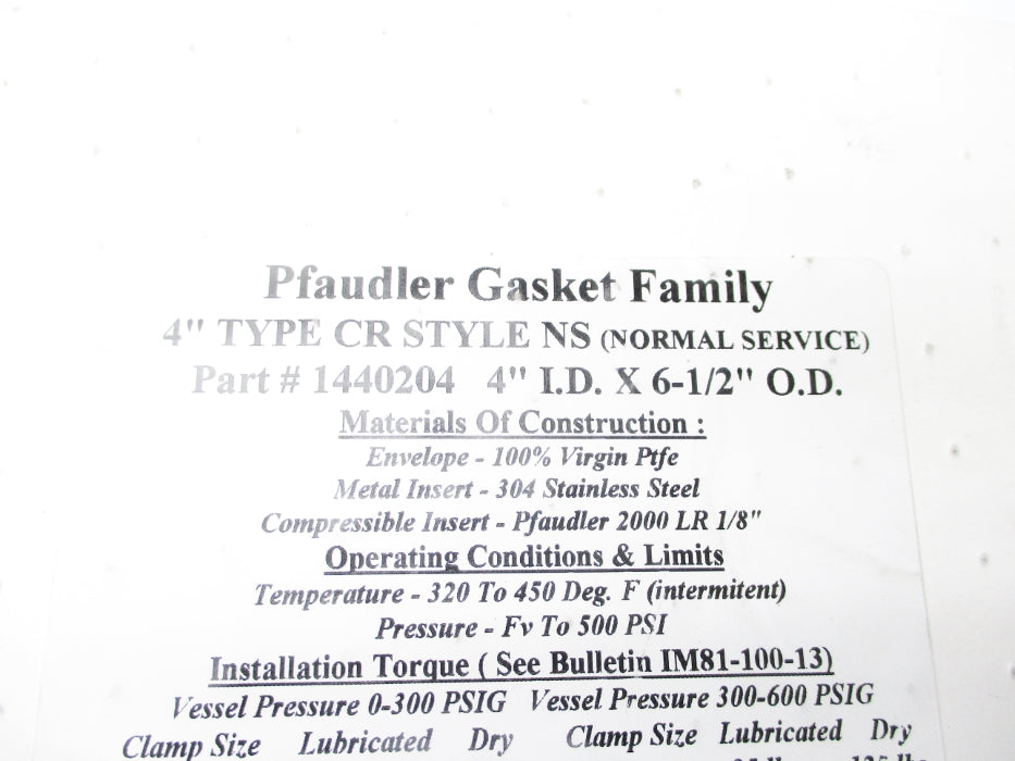PFAUDLER 1440204 NSMP